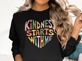 Kindness Starts With Me Heart Hoodie product type
