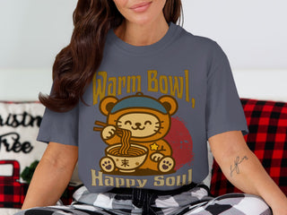 Warm Bowl Happy Soul Design T-shirt product type