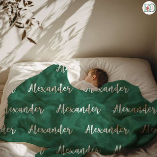 Kind Ember – Personalized Name Blanket | Warm Throw with Font & Color Preview