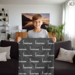 Starshade Nest – Personalized Name Blanket | Custom Throw with Font & Color Preview
