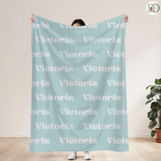 Kind Ember – Personalized Name Blanket | Warm Throw with Font & Color Preview