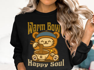 Warm Bowl Happy Soul Bear Graphic Sweatshirt product