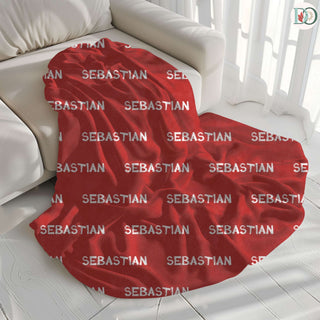 Kind Ember – Personalized Name Blanket | Warm Throw with Font & Color Preview