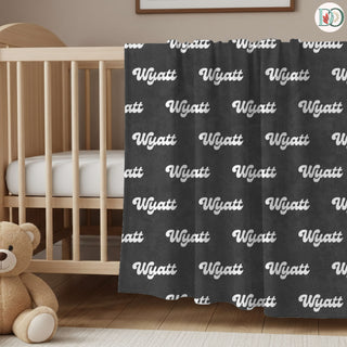 Starshade Nest – Personalized Name Blanket | Custom Throw with Font & Color Preview