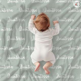 Sunpetal Nest – Personalized Name Blanket, Soft Throw with Font & Color Preview
