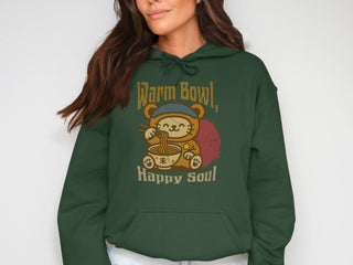 Warm Bowl Happy Soul Cute Cat Hoodie product