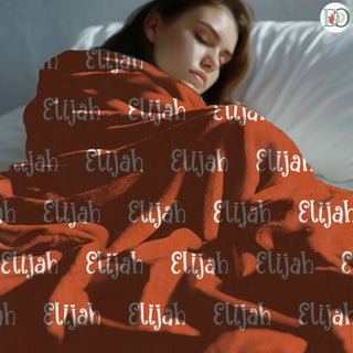 ColorNest Whimsy – Personalized Name Blanket | Custom Throw with Font & Color Preview