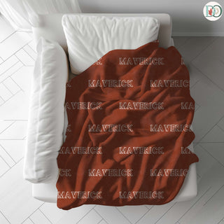 Kind Ember – Personalized Name Blanket | Warm Throw with Font & Color Preview