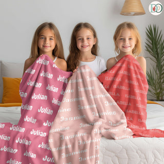 Starshade Nest – Personalized Name Blanket | Custom Throw with Font & Color Preview