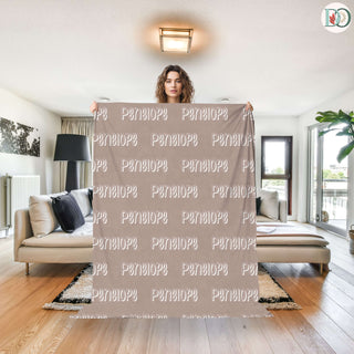 Sunpetal Nest – Personalized Name Blanket, Soft Throw with Font & Color Preview