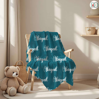 Evernest – Personalized Name Blanket | Calming Throw with Font & Color Preview