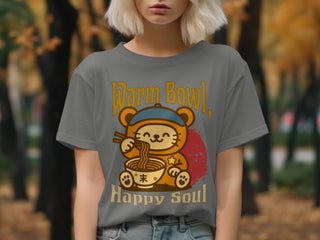 Warm Bowl Happy Soul Fun Ramen Graphic T-Shirt product