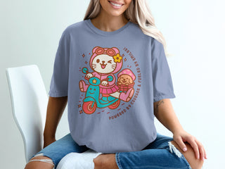 Cute Cartoon Bear and Dog on Scooter Shirt product