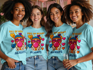 Full of Heart Always Colorful Graphic T-Shirt product