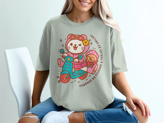 Cute Cartoon Riding Cat with Scoot toy product type