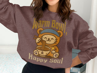 Warm Bowl Happy Soul Cute Bear Sweatshirt product